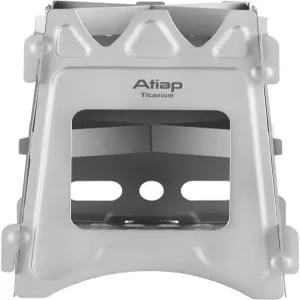 ATiAP 초경량 티타늄 우드 버닝 스토브 야외 캠핑 멀티 연료 알코올 BBQ WS009ST-Ti(다기능 스토브)