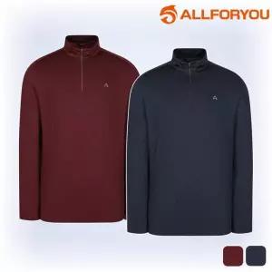 올포유 티셔츠 긴팔티 반집업 간절기 가을 남성 1123903