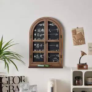 인테리어 페이크 창문 가짜 빈티지 벽걸이 카페 소품 원목 창문틀 칠판