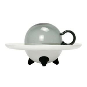 비행접시 커피잔 UFO컵 새로운 아트 카페 칵 외계인 붕규산 아이스 받침 호텔