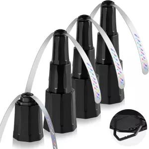 hyxjzh 테이블용 플라이 팬 홀로그램 블레이드가 장착된 버그 배터리 작동 방지 피크닉 바비큐 레스토랑