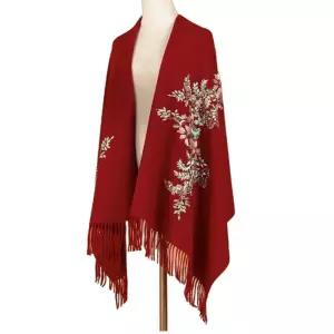 고급 겨울 머플러 해피 캐시미어 한복 드레스 웨딩 숄 가을 여성숄 스카프