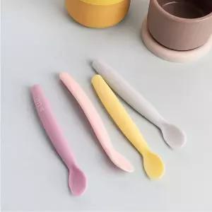 실리콘 초기 이유식스푼 아기숟가락 수저 유아식 준비물 1P