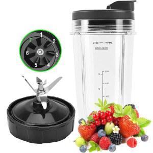 닌자용 블렌더 교체 부품, 24온스 닌자 컵 7핀 블레이드는 BN401 BN751 BN801 BL480_30 BL490_30 BL642 CL405CO CT680 NN100A NN101 NN102 BL2012와 호환됩니다