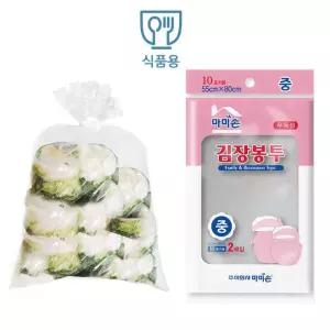 마미손 질긴비닐 김장봉투 중55x80 2매 10포기용      RAM