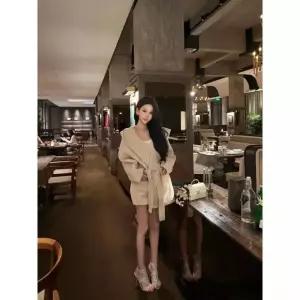 셉띠엠브레 펀칭 송년회 큐빅 힐 스틸레토 여자웨지힐 웨딩 슈즈 샌들 UNO5