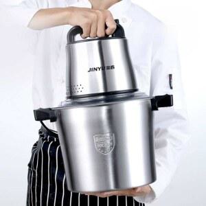 고기 분쇄기 마늘 차퍼 양념 민찌기계 채소 곡물 믹서기 대용량 6L 다용도 다지기