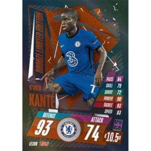 2020-21 탑스 매치 아택스 UEFA 챔피언스 리그 한정판 브론즈 #LE10B 은골로 캉테 첼시 FC 공식 UCL 축구 트레이딩 카드 (재고 사진 표시, 니어 민트 투 상태의 카드)