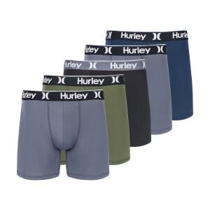 헐리 남성 5팩 스트레치 복서