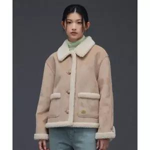 LEE 우먼 무스탕 베이지 LE2403JK64BE 1847643