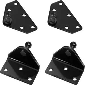 스트럿 쇼크 10mm 볼 스터드 마운팅 브래킷 2개의 3홀 L형 및 5홀 플랫 16개의 나사로 구성된 스프링 소품