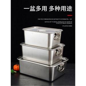 대용량 깊은 손잡이 잔반통 소재ㅣ뚜껑X 급식 식당 도시락 용기 사이즈 보온박스 밧드