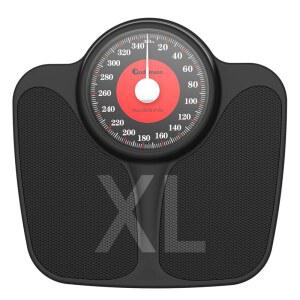 아담슨 A23 체중계 - 최대 350파운드 새 버전 미끄럼 방지 고무 표면 초대형 고정밀 욕실 아날로그 20년 보증으로 내구성이 뛰어납니다