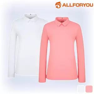 올포유 여성티셔츠 무지티 긴팔 카라 냉감 봄 여름 1124292