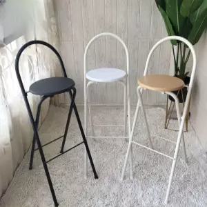 홈바 높은의자 접이식 원형 바의자 바스툴 폴딩 높은체어 스탠딩