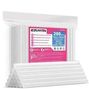 이지비타 미니 사이즈 핫 스틱, 0.27 u201D 다이아 x 6 길이, 200팩 투명 멜트 건 DIY 아트 크래프트 일반 수리용 다목적, 축제 장식용