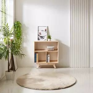 원목 삼나무 책장 2단 거실 낮은 유아 국내생산