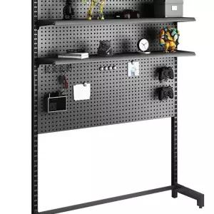 스탠딩 타공 보드판 랙 보드 플로어 스틸 철제 걸이 게시판