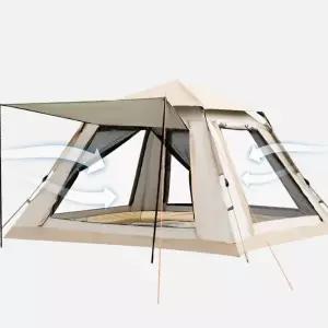 휴대용 원터치 텐트 편리한 방충망 피크닉 방수 용품 기능 캠핑 간편 등산 5인용