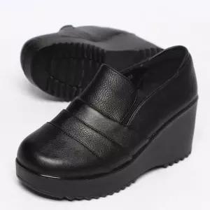 통굽슈즈 웨지힐 중년신발 캐주얼슈즈 키높이