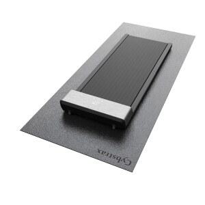 사이브스트랙스 러닝머신 매트, 고정식 스핀 바이크용 자전거 트레이너 84인치 x 36인치 자전거, 러닝머신, 타원형, 요가용 미끄럼 방지 운동 기구 매트 - 카펫이나 하드우드용 바닥 보호대