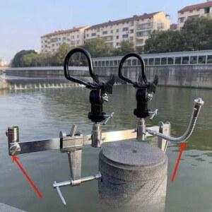 낚시대 받침대 선상 꽂이대 발판좌대 민물 받침틀 낚시대받침대 거치대 한치 단일상품 삼각대