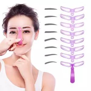 눈썹화장 그리기 모양틀 눈섭 가이드 8종 세트      RAM