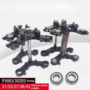 유니버설 31mm 프론트 포크 트리플 클램프 스티어링 컬럼 알루미늄 & 주강 플레이트 전기 삼륜차 크루저 개