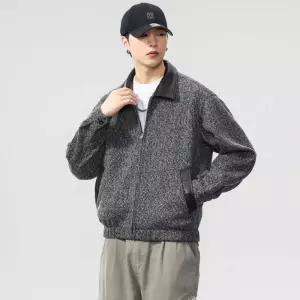 남성 하프 니트 빈티지 가을 자켓 깔끔한 코트 트위드 인기3