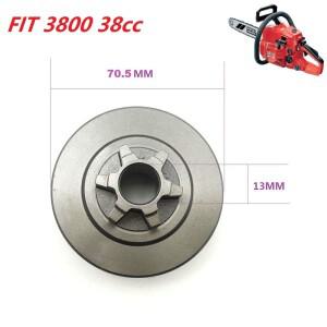 38 6T 클러치 드럼 니들 베어링 Fit Zenoah Type G3800 & Chinese 38cc STIGA ALPINA ama Anova TOPSUN 전