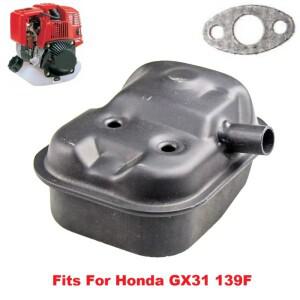 내구성 있는 품질의 머플러 배기 가스켓 파이프 교체용, 혼다 GX31 139F 4행정 미니 엔진 트리머 부품에 적