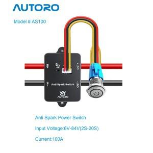 Autoro AS100 안티 스파크 전원 스위치 100A 84V DC ESC 전기 스케이트보드 스쿠터 RC 자동차 보트 자전