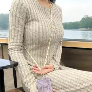 Jpar 가방끈 스트랩 체인줄 핸드폰스트랩 화이트