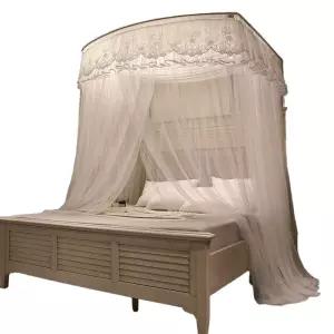 캐노피 공주 침대 커튼 침실 텐트 침대캐노피 레이스 아이방