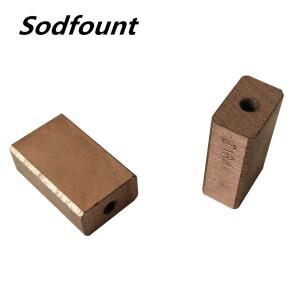 전기 도금 필름 블로잉 머신 앵글 연마기 J164, 높은 구리 카본 브러시, 12.5203215303016X44X36mm, 10 개