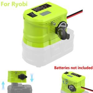 Ryobi 18V 리튬 이온 배터리 to12V 스텝 다운 컨버터 파워 휠 어댑터 자동차 가전 용 전압 감속기 변압기
