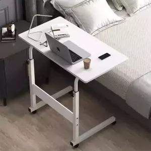 노인 사이드테이블 침실 소파옆 원형 식탁 이동형 휠 미니탁자 거실 침대옆