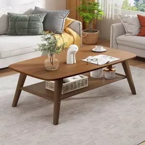 사각 티테이블 키높은 심플 원목 커피테이블 우드 탁자 가정용 거실 차색 인테리어