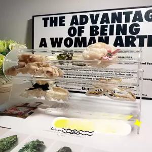 화장대 아크릴 보관함 거치대 정리 집게핀 진열대 헤어핀