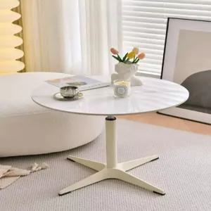 소파 사이드테이블 높이조절 리프팅 이동식 원형 거실 아파트 쇼파 협탁