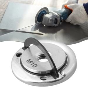 M10 앵글 그라인더 셀프 록킹 프레싱 플레이트 아연 도금 퀵릴리즈 프레셔 휴대용 풀 링