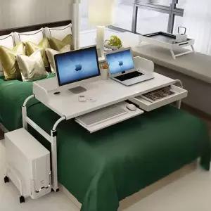 이동식 침대테이블 침실 노트북 높이조절 사이드 데스크 가정용 거치대