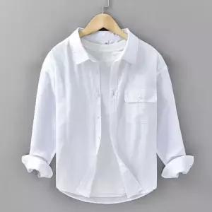 슬램덩크 남친 롱 캐주얼 오피스룩 솔리드 셔츠 데일리 큰사이즈 HO1