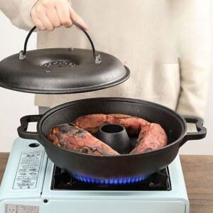 고구마냄비 고구마직화냄비 원형 가정용 고구마 고구마직화 굽는냄비 직화 직화냄비고구마