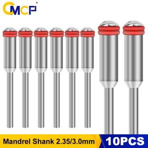 CMCP 10개입 2.353.0mm 핸들스틸 스크류 맨드렐 샹크 커터 오프 홀더 드레멜 로터리 액세서리 도구 디스크
