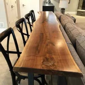 슬림 바테이블 폭좁은 원목 홈바 1800 긴 탁자 홈카페 카운터 책상