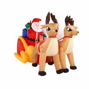 루돌프 썰매 산타 풍선 크리스마스꾸미기 가랜드 스 선물 끄는 가정용 홈파티