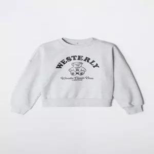 [국내백화점] 스파오키즈 베어 크롭 스웨트셔츠