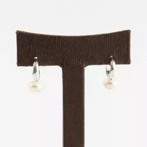 [신상오픈런]진주링귀걸이 볼드 두꺼운가락지 스털링실버 원터치 (29965117)