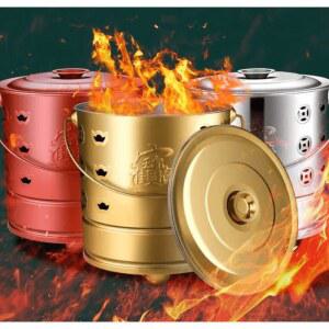 스테인레스 소각로 드럼 스텐 화로통 소각통 지름 대형소각통 연통 드럼통 화목난로 화로